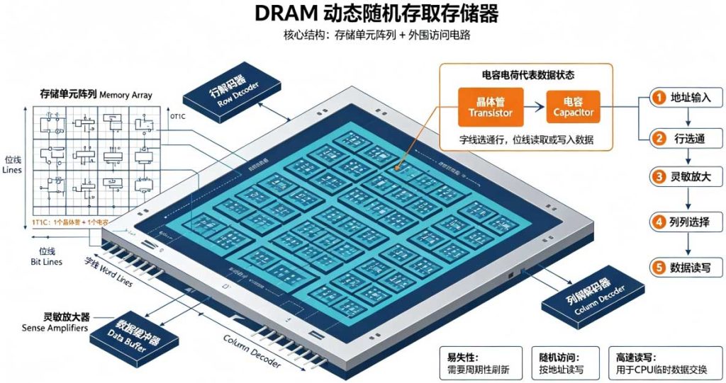 DRAM动态随机存取存储器