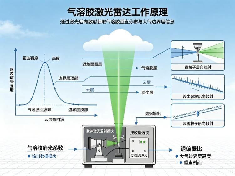 气溶胶激光雷达工作原理
